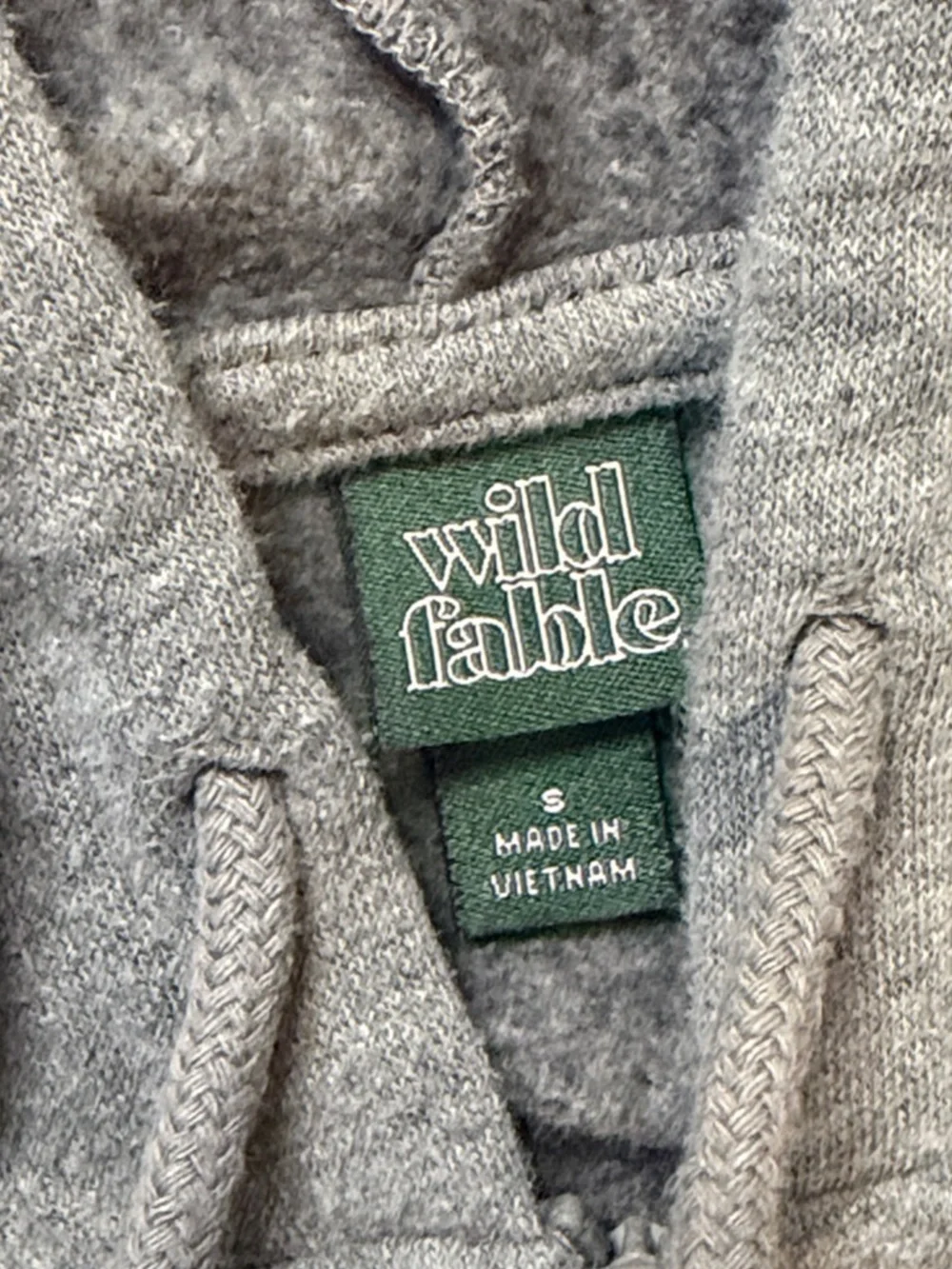 wild fable Grey Zip-Up Hoodie Sweater - Picture 2 of 3